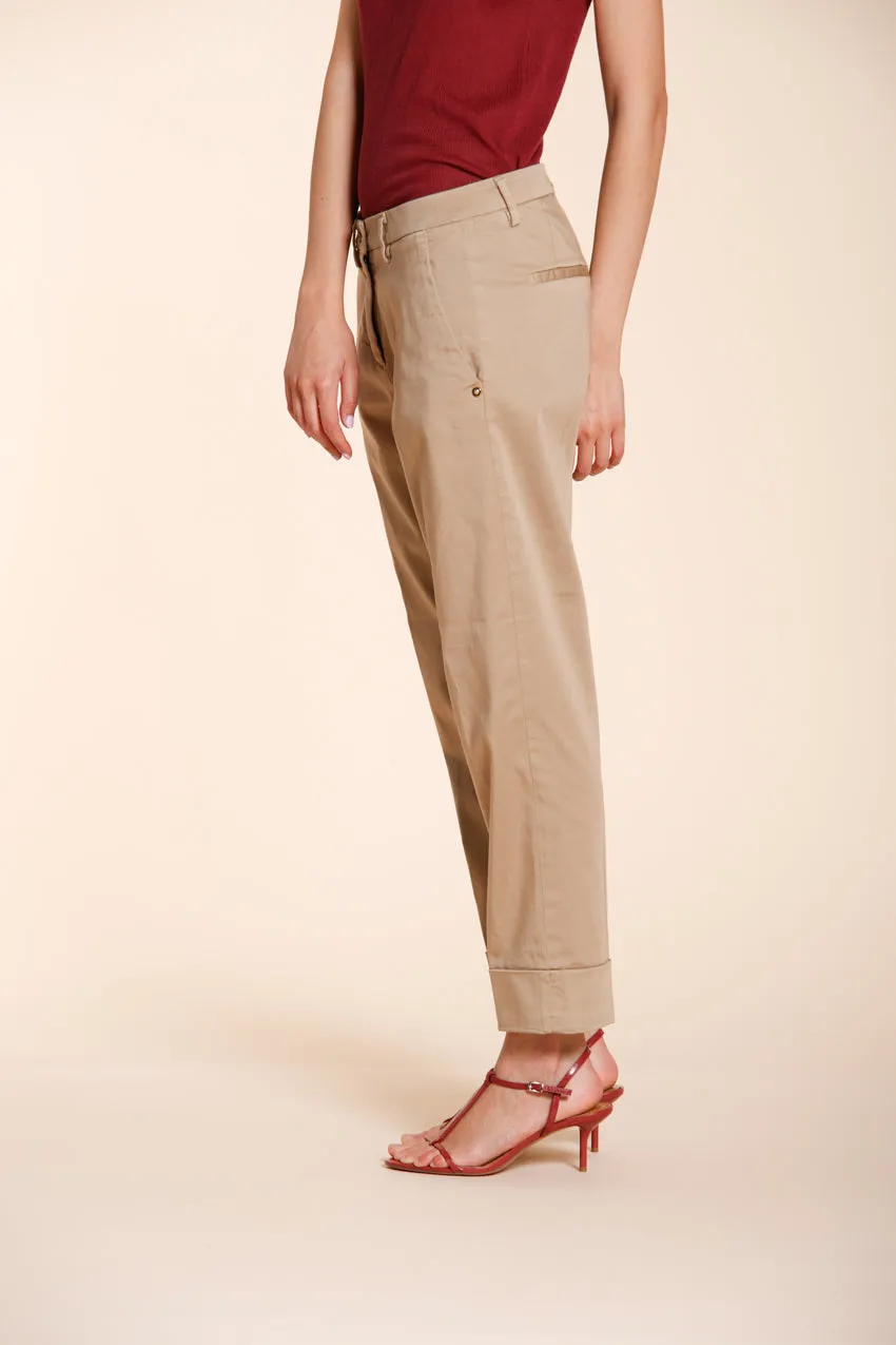 Mason's New York Carrot chino donna beige medio carrot fit