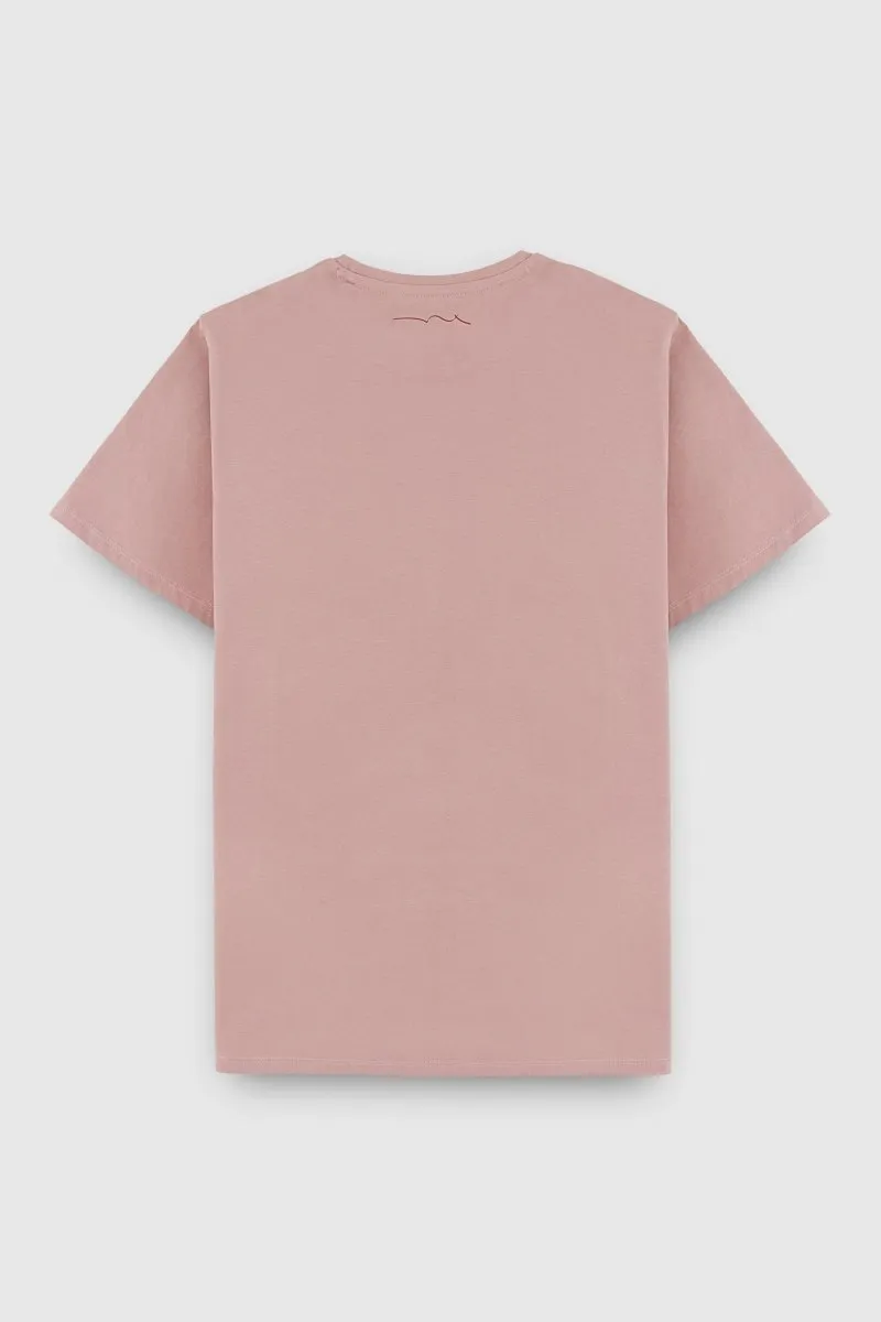 Teddy Smith The Tee 1 MC T-shirt uomo rosa girocollo