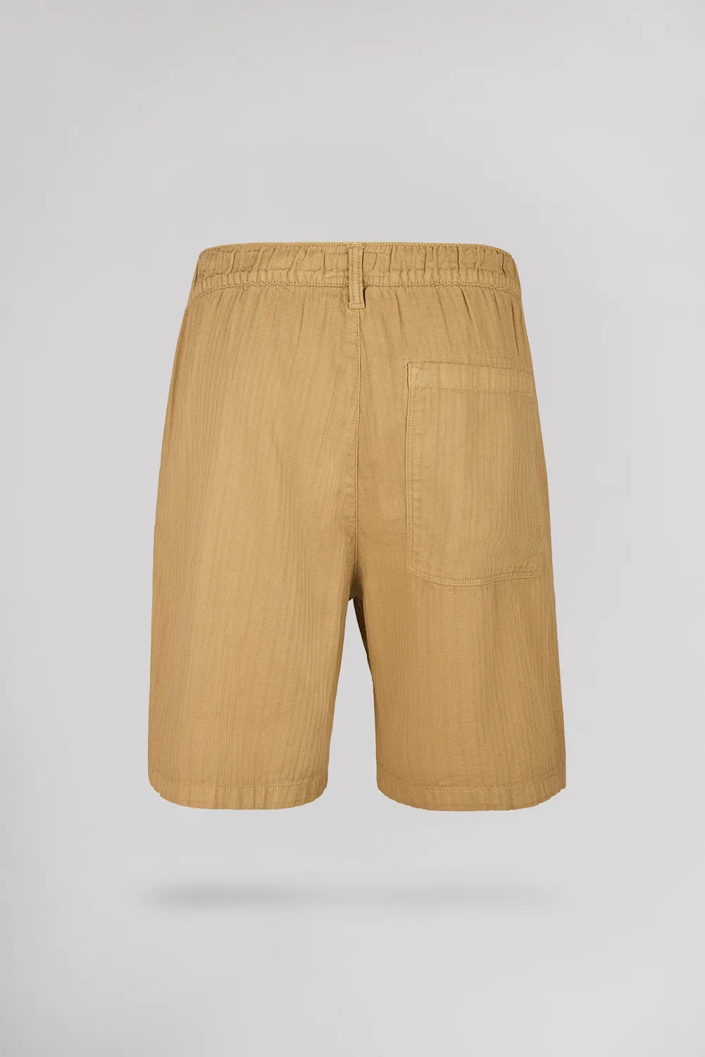 Teddy Smith S-Darius Shorts Pantaloncini Beige Lino Cotone