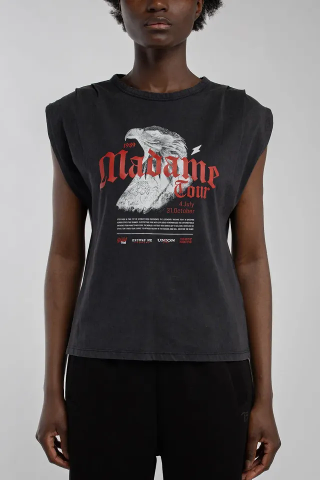 Teddy Smith T-Aimy MC t-shirt donna nero