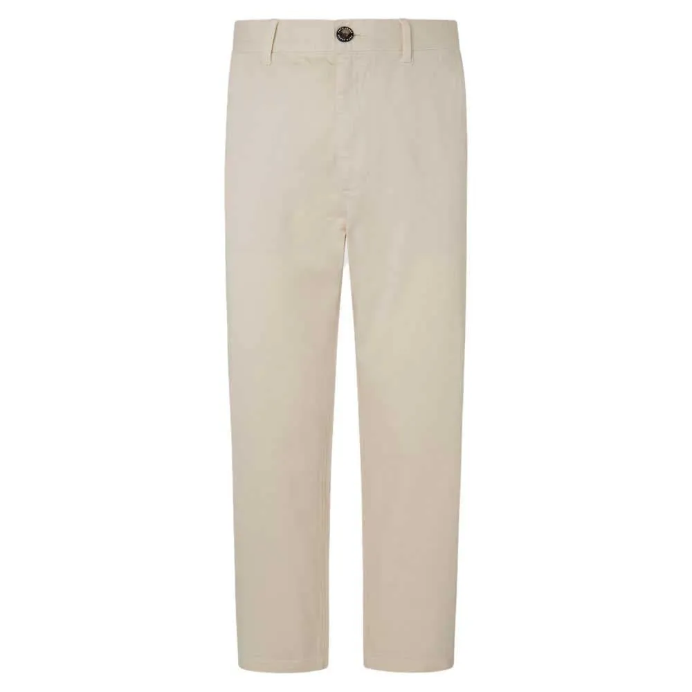 Pepe Jeans Nils chino uomo beige gamba affusolata