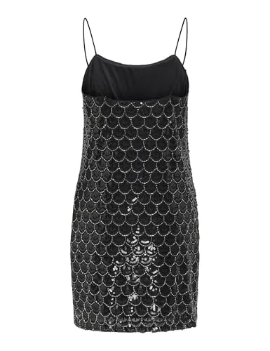 ONLY Onlbrielle Strap Sequins Abito Donna S paillettes