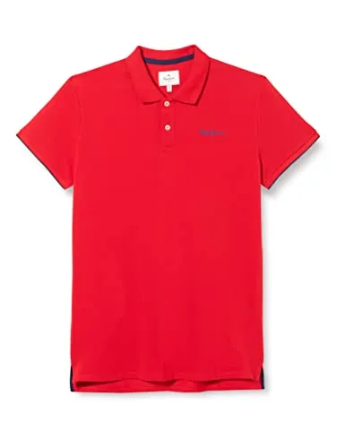 Pepe Jeans Thor Jr polo bambino ragazzo logo ricamato