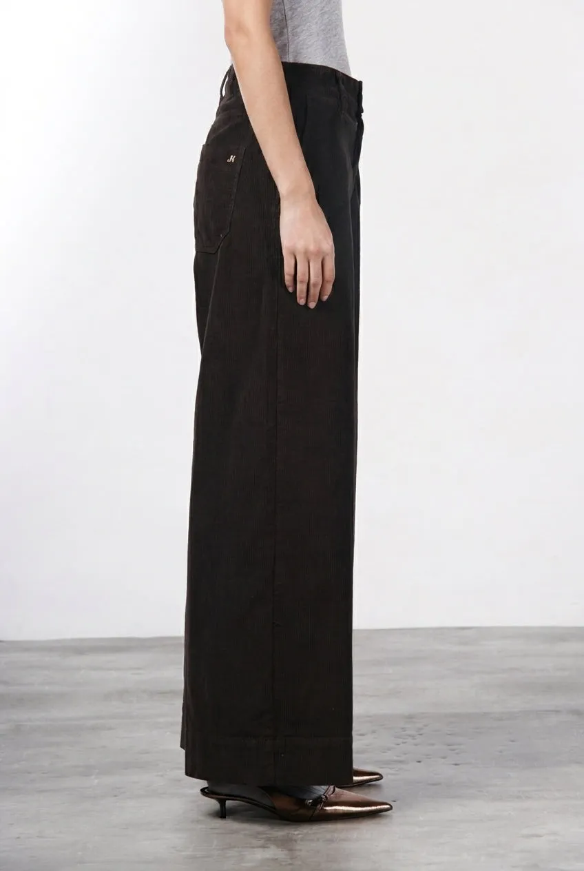 Mason's New York Wide pantalone chino donna marrone velluto