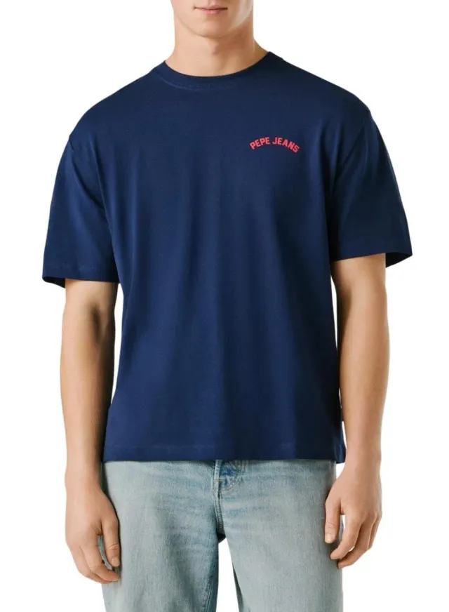 Pepe Jeans Gideon Tee t-shirt uomo bianca stampa
