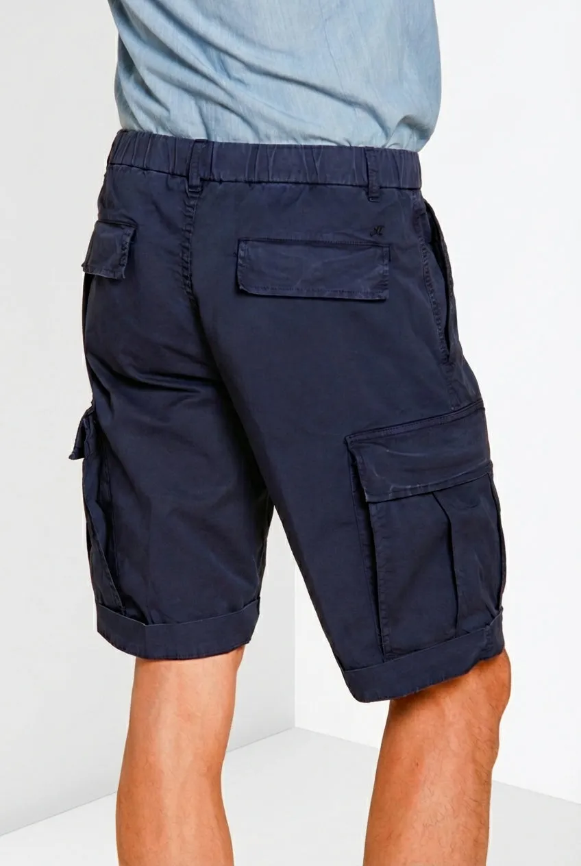 Mason's Cargo M74 bermuda uomo blu navy relaxed