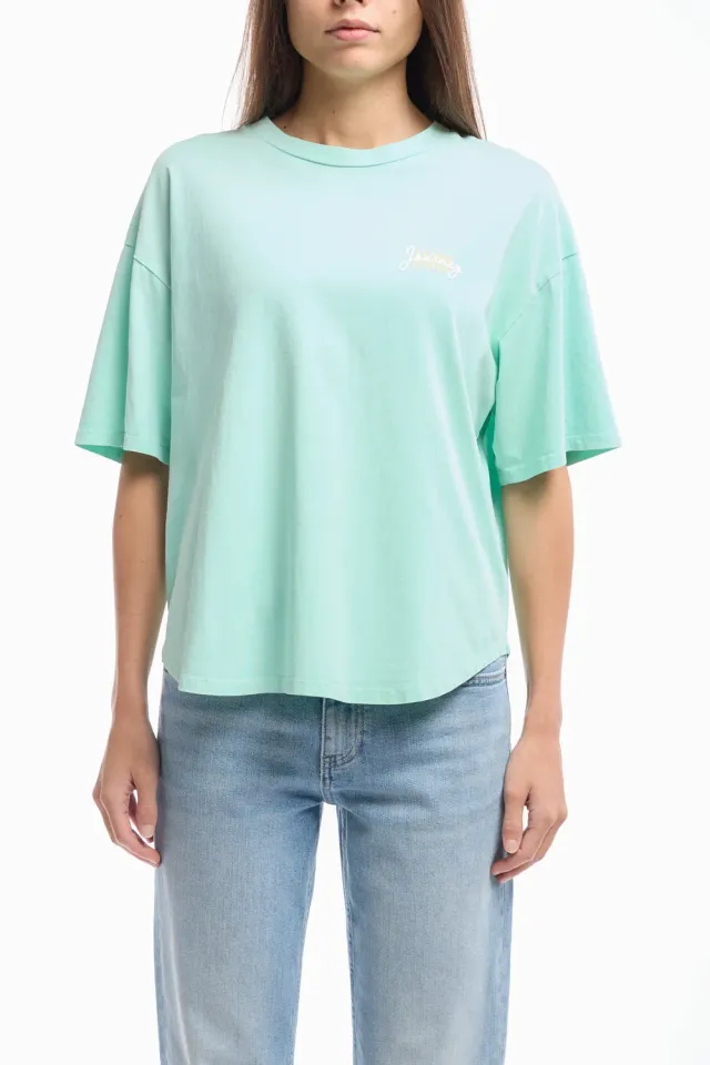 Teddy Smith T-Ally MC maglietta donna verde menta