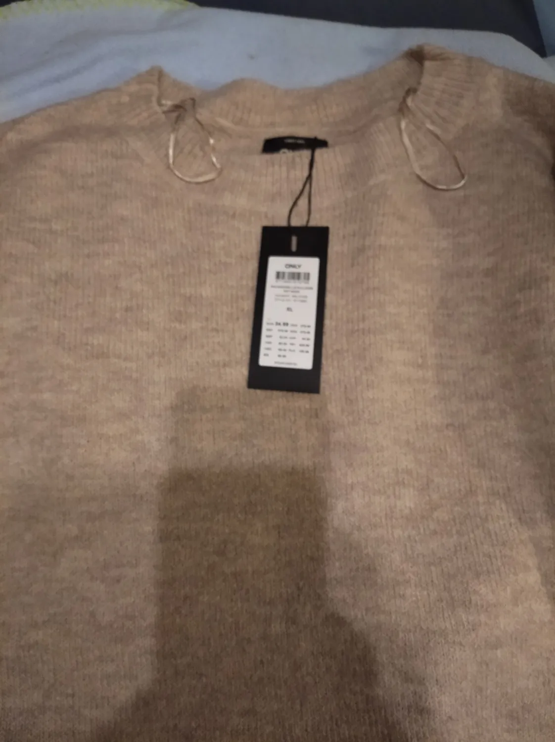 ONLY ONLNANJING Maglione Girocollo Donna Nero