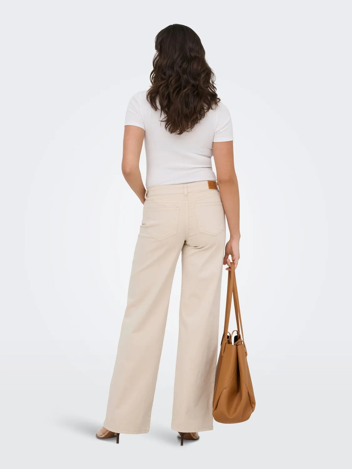 ONLY Onlmadison LW Wide Pant CC Pnt pantaloni S avena