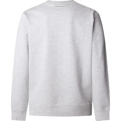 Pepe Jeans Dorian Felpa Uomo Nero Cotone Spazzolato