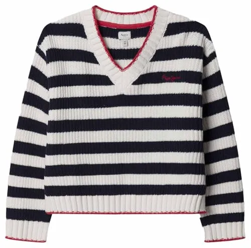 Pepe Jeans Felicity Maglione Bambina 10 Anni Scollo V