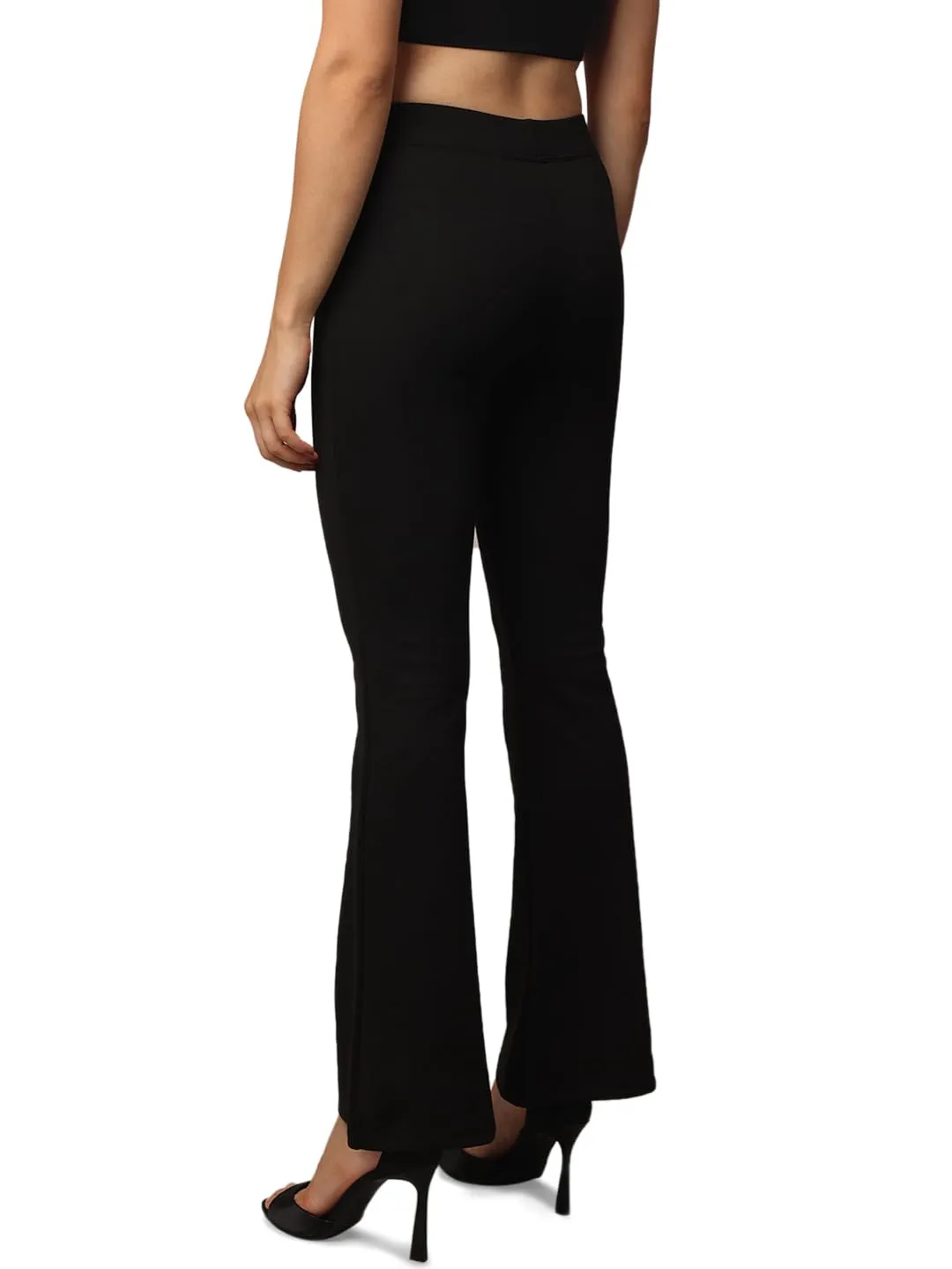 ONLY Onlfever Stretch Flaired pantaloni 27W/32L neri