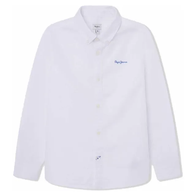 Pepe Jeans Nace Camicia Bambino Bianca Cotone