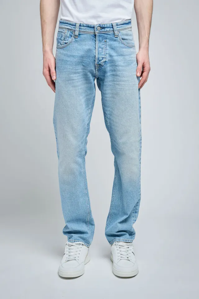 Teddy Smith Reg jeans uomo Indigo Chiaro dritti