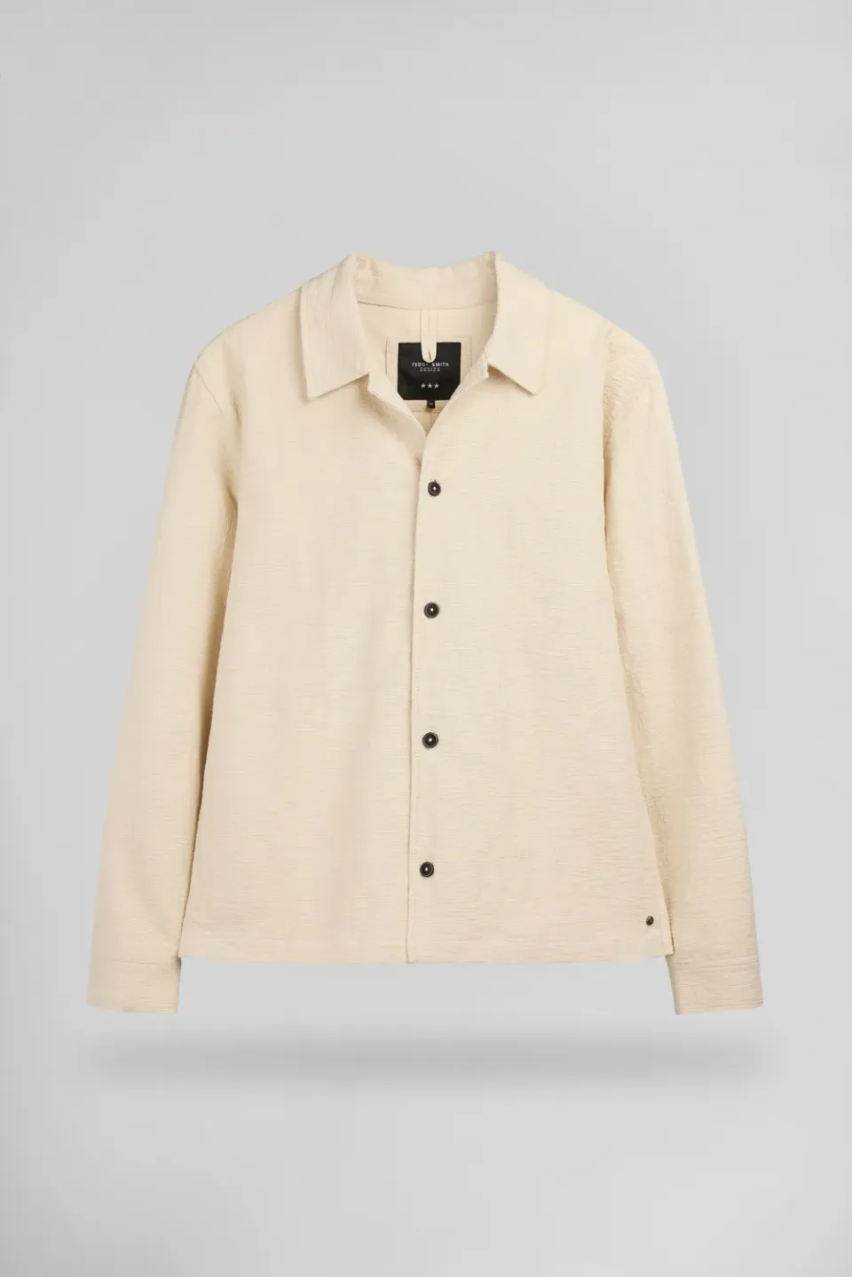 Teddy Smith B-Sambo giacca uomo crema shacket cotone