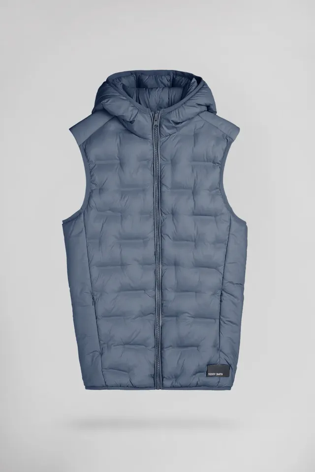 Teddy Smith B-Toran Hood Jr gilet ragazzo grigio meteore