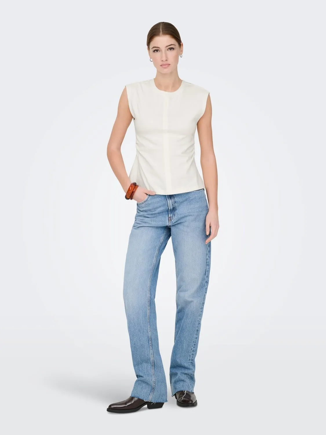 ONLY Onlmarie Life Top Donna Taglia M con Arricciatura