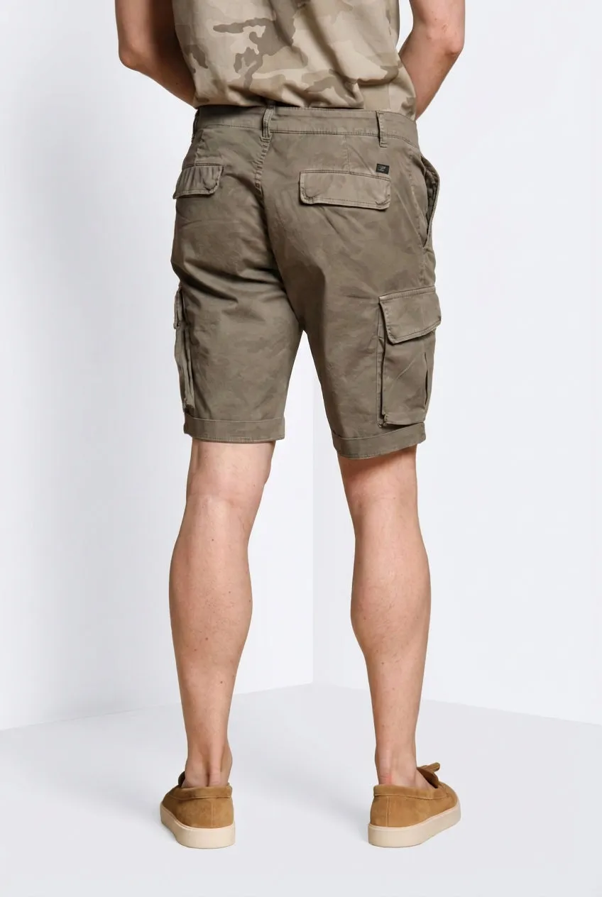 Mason's Chile bermuda cargo camou slim fit