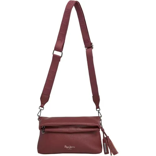 Pepe Jeans Gaia Borsa Donna Bordeaux Tracolla