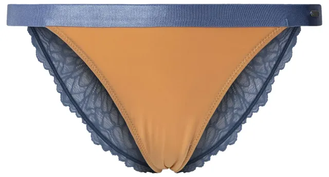 Pepe Jeans Solid slip bikini L arancione lavato cotone
