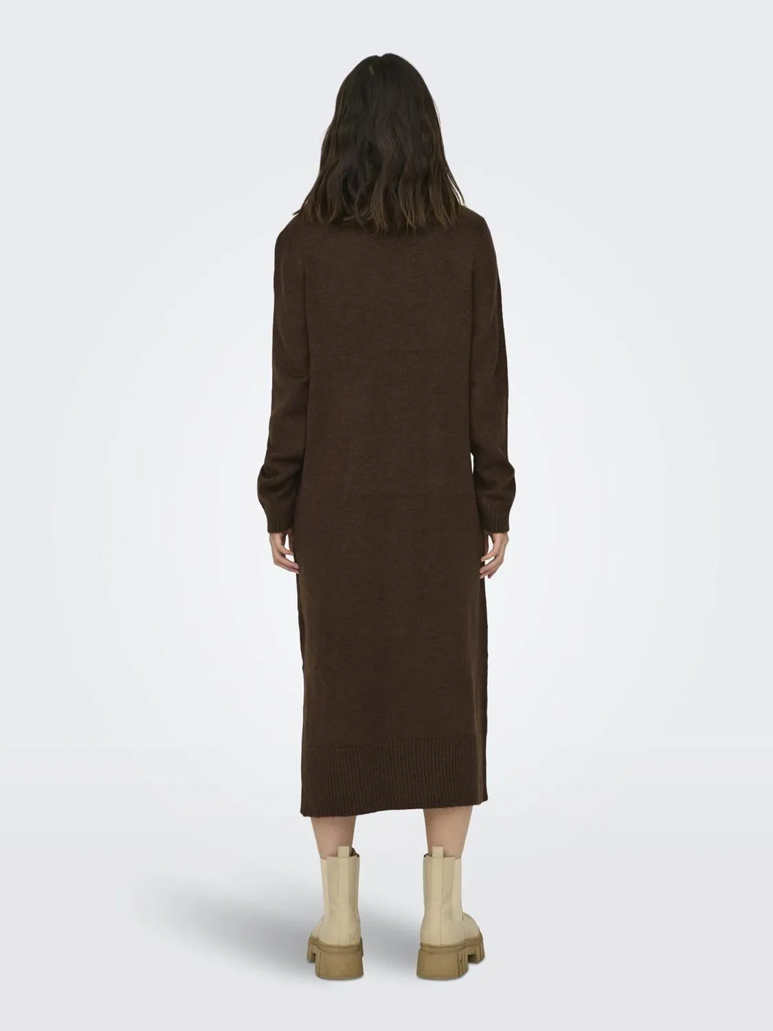 ONLY ONLBRANDIE Abito Midi Donna M Marrone