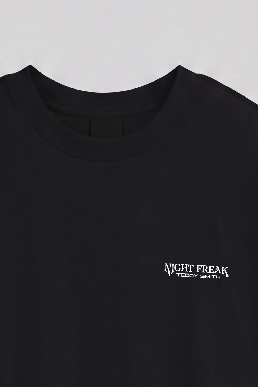 Teddy Smith T-Face MC Noir t-shirt nera stampa retro