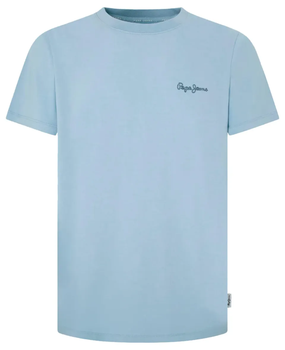 Pepe Jeans Cliford T-Shirt Uomo Blu Stampa Logo
