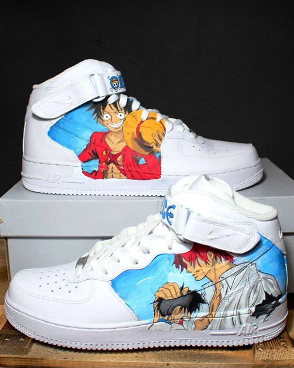 Never Say Never Nike Air Force 1 High One Piece sneakers dipinte
