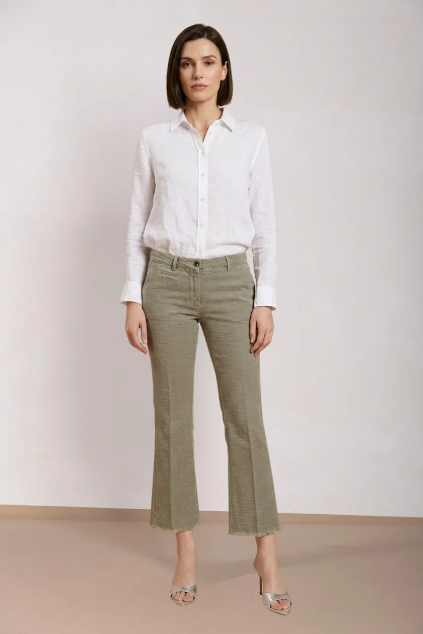 Mason's New York Trumpet pantalone chino donna salvia