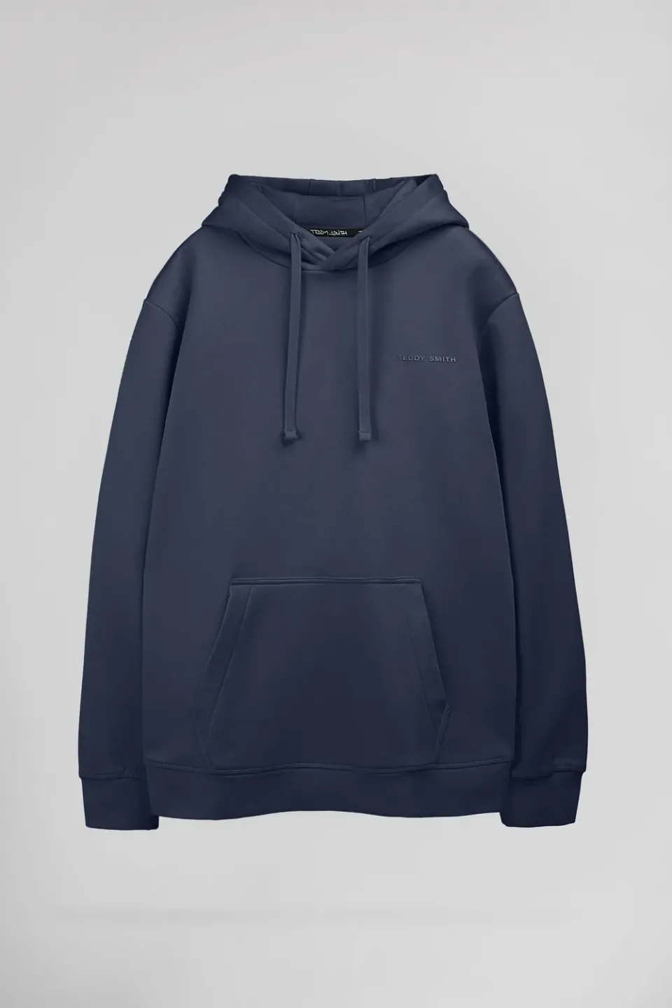 Teddy Smith S-Nark Hoody felpa uomo blu navy cappuccio