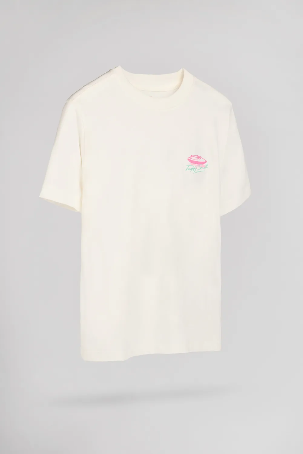 Teddy Smith T-Anabelle MC JR t-shirt bimba white cotone