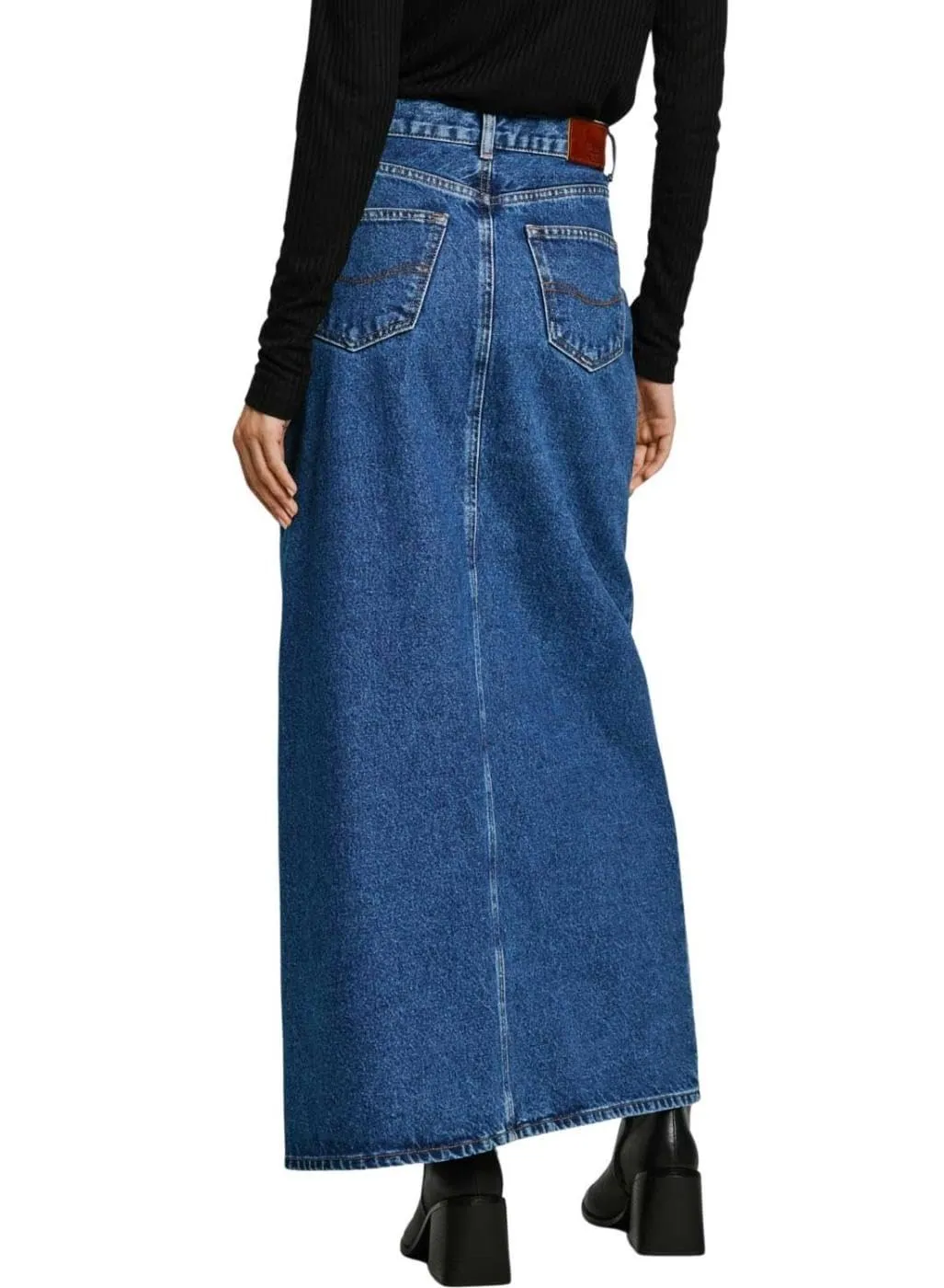 Pepe Jeans Maxi Skirt HW Gonna denim S blue stone wash