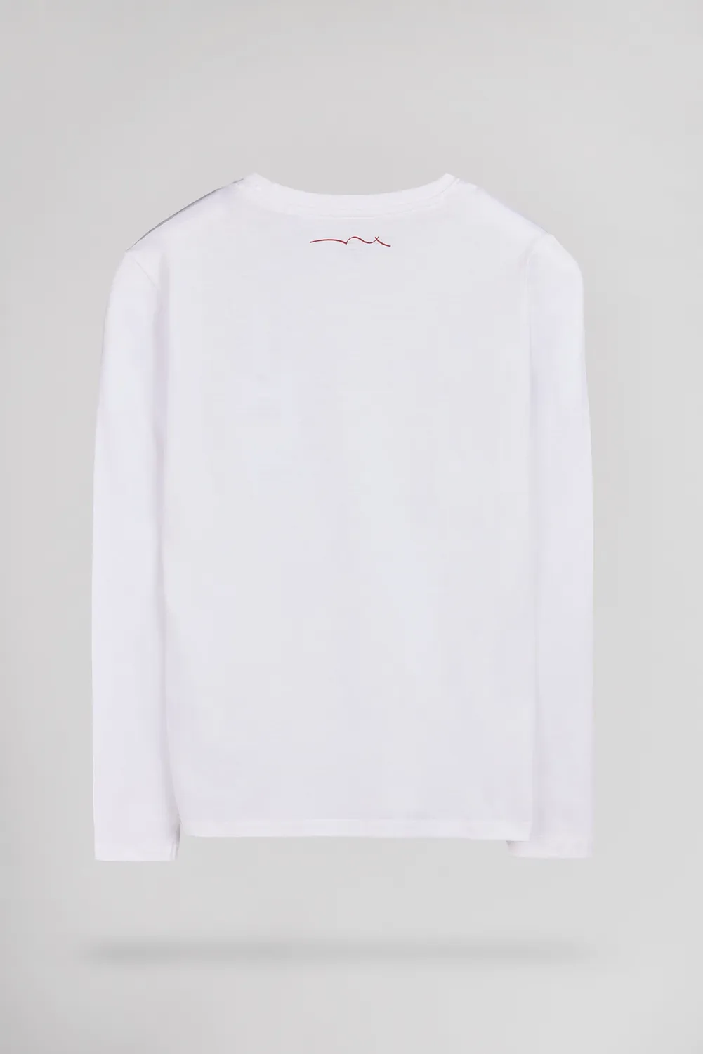 Teddy Smith Evan ML JR Maglia Bambino Bianco Maniche Lunghe