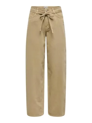 ONLY Onlgianna-Silla pantaloni cintura 28W / 30L