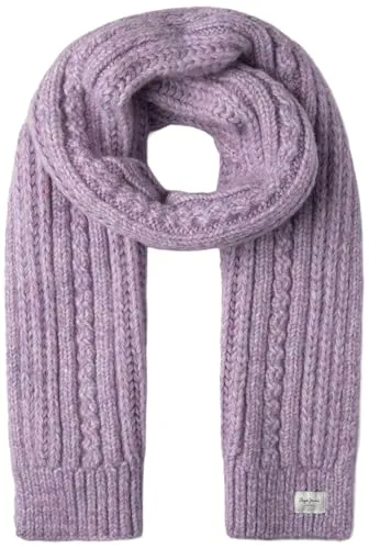 Pepe Jeans Skyler G sciarpa donna S viola orchidea morbida
