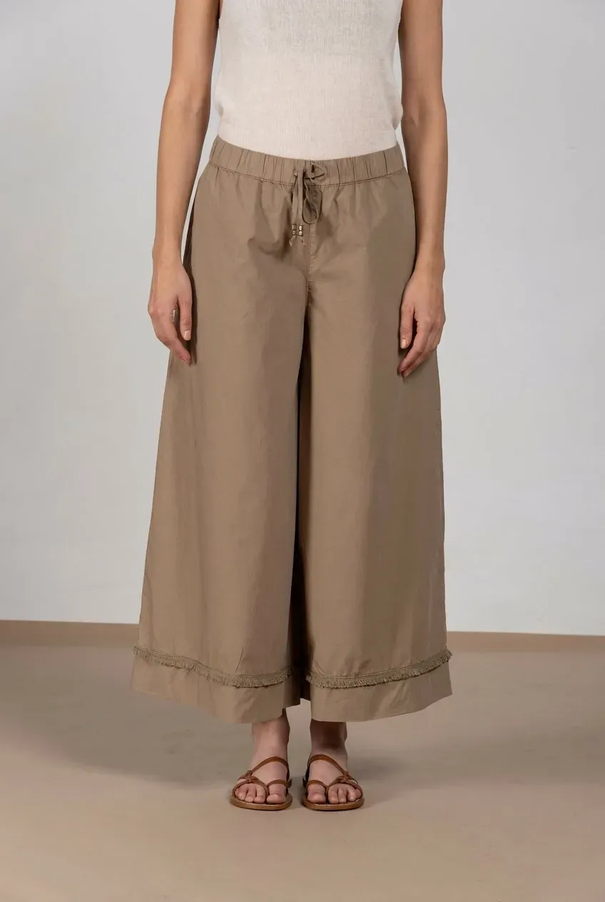 Mason's Portofino Cropped pantaloni donna beige scuro