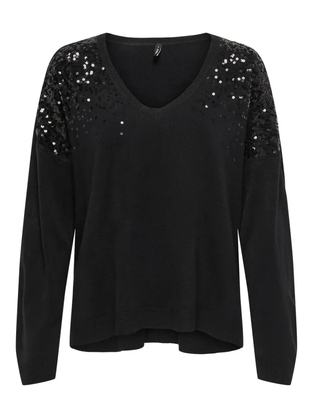 ONLY Onlstarry Pullover Maglia Donna Mauve Wine Calda