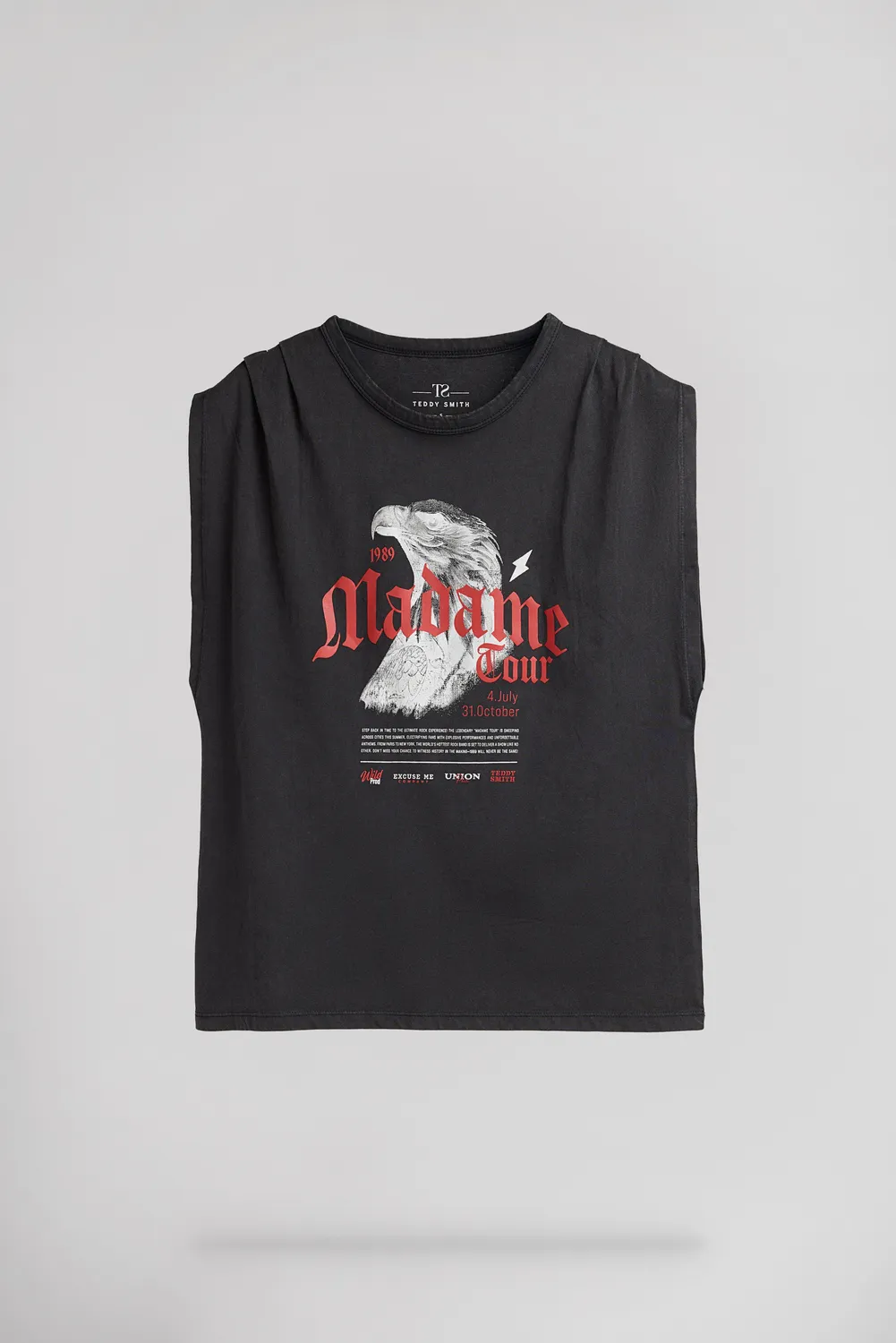 Teddy Smith T-Aimy MC t-shirt donna nero