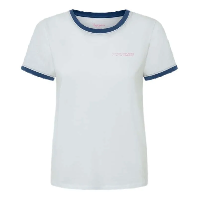 Pepe Jeans Elise t-shirt donna M bicolore collo