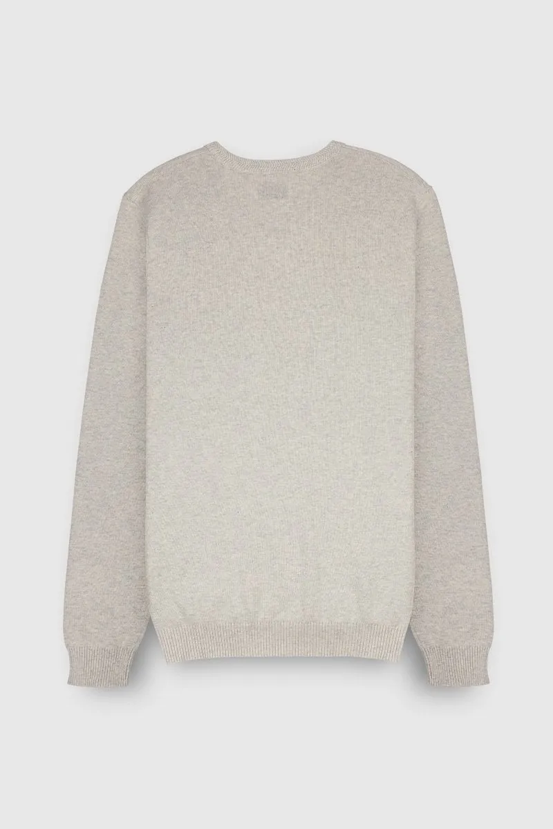 Teddy Smith Pulser 3 pullover uomo avorio maglia