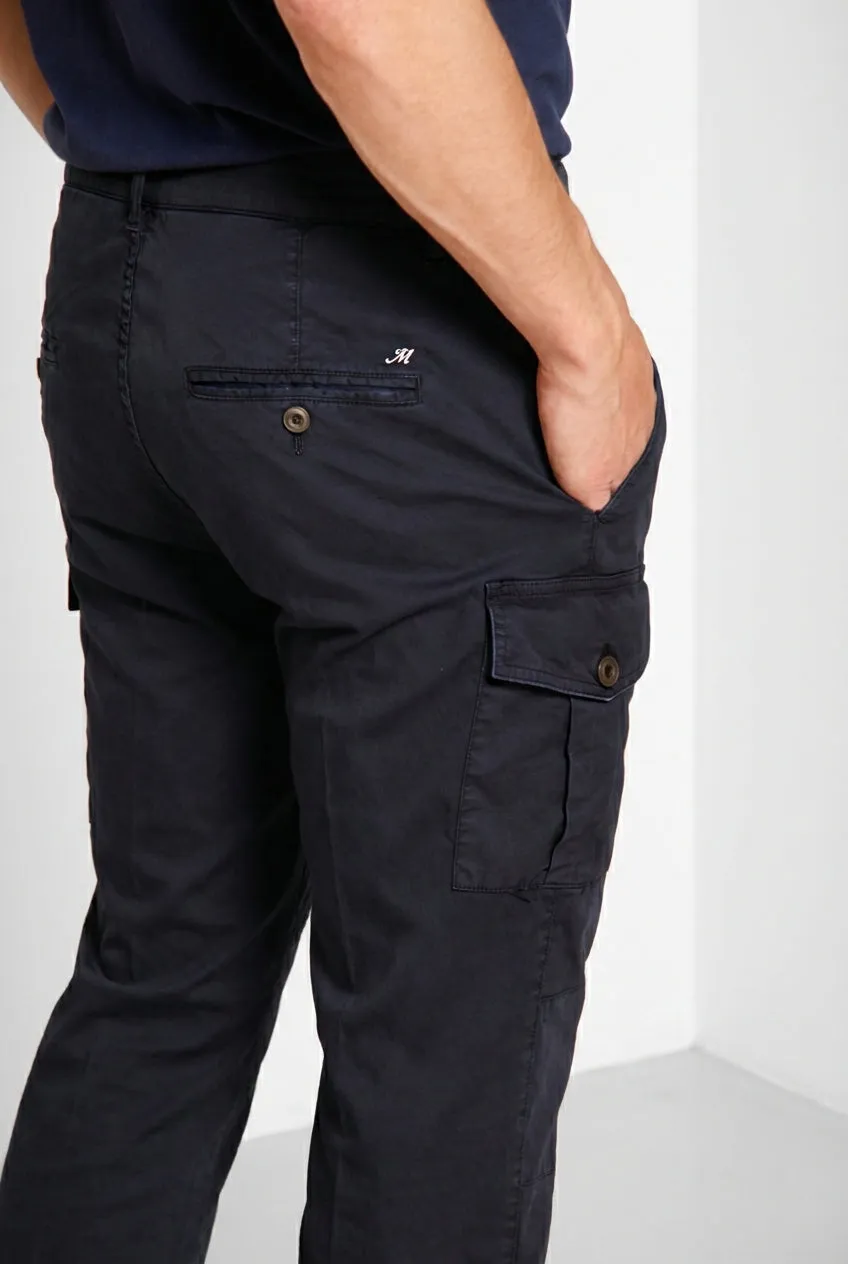 Mason's George Coolpocket Cargo Uomo Blu Notte Carrot