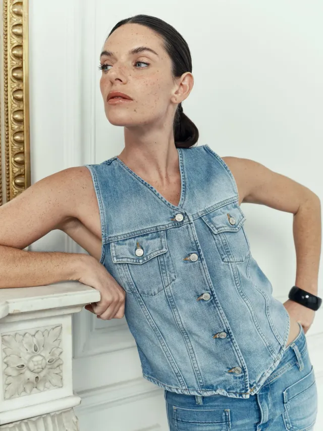 acquaverde Rider gilet denim light used