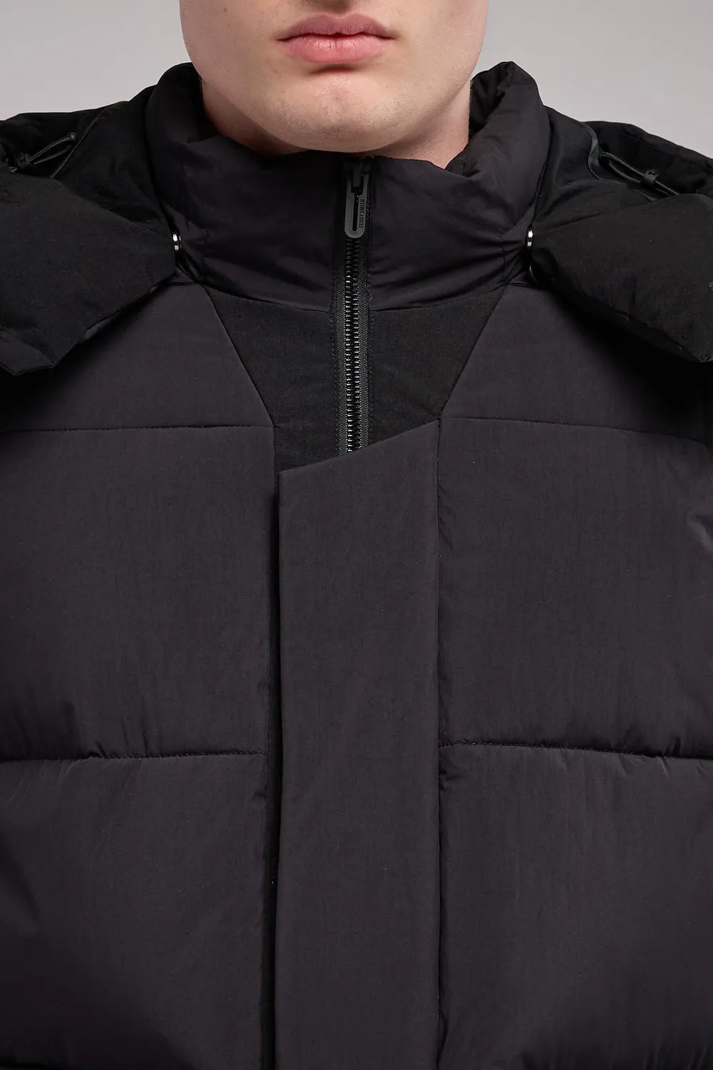 Teddy Smith B-Elwin giubbotto uomo nero cappuccio