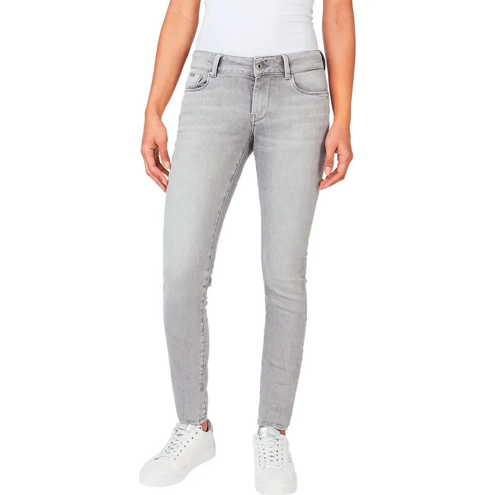 Pepe Jeans Rosevelt Jeans Skinny Donna Nero 28W/30L