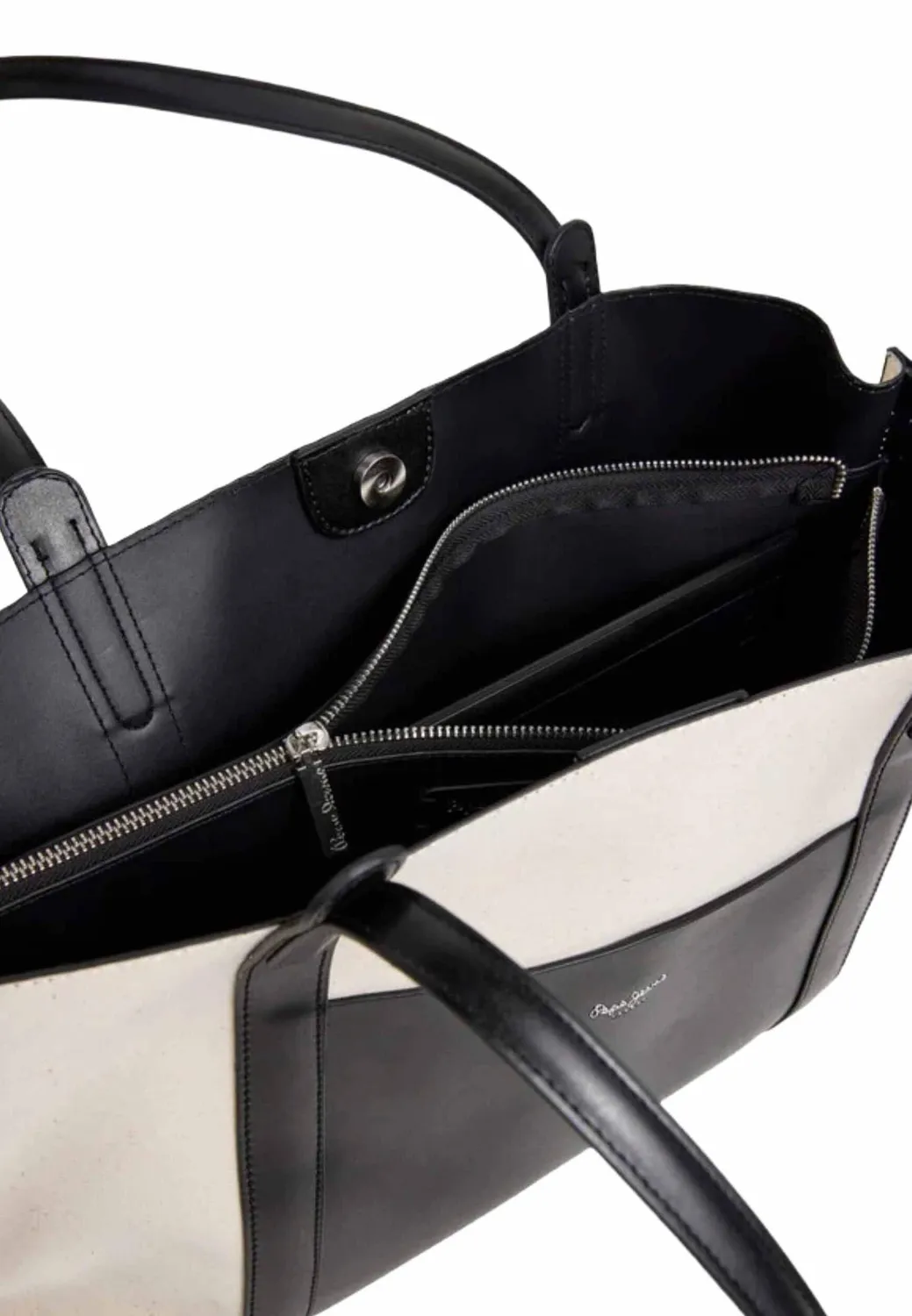 Pepe Jeans Audrey Tale shopper donna nero magnetica