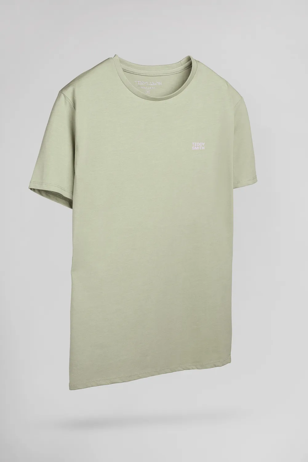 Teddy Smith The Tee 1 MC T-Shirt Uomo Verde Cotone