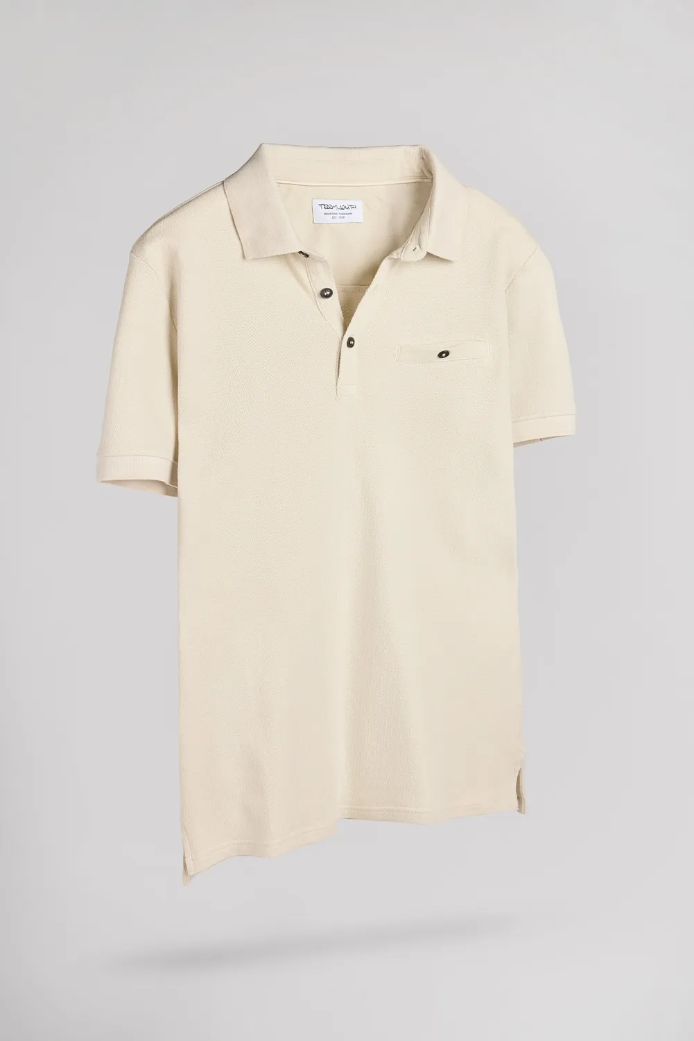 Teddy Smith P-Wesley MC polo uomo Cream cotone