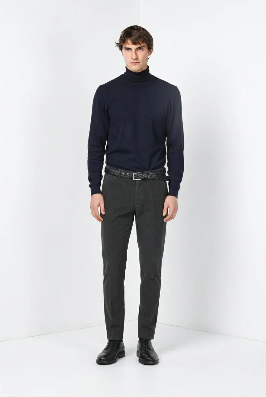Mason's Torino chino uomo marrone velluto 1000 righe slim