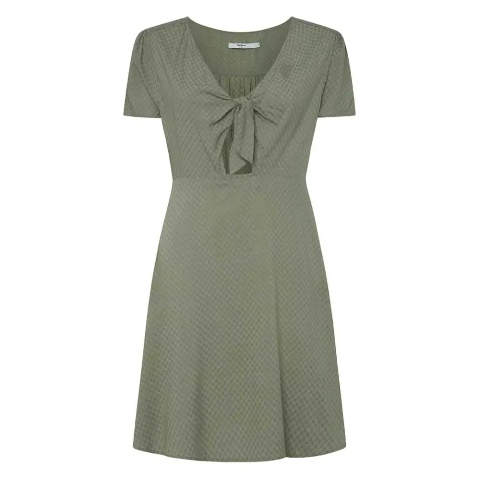 Pepe Jeans Nani Vestito Donna Giallo Corto
