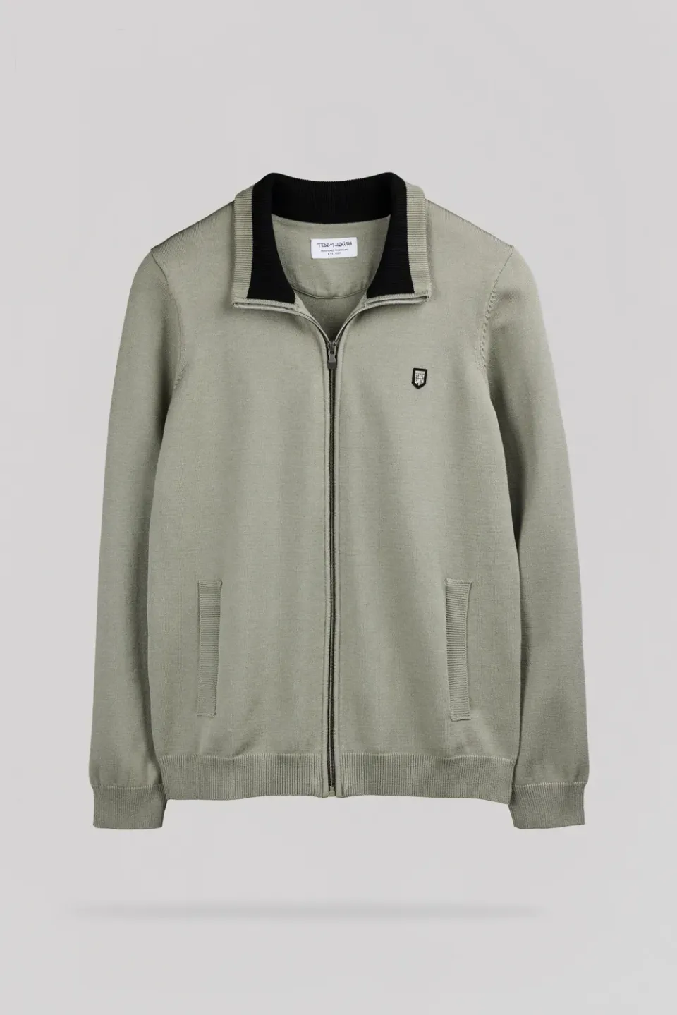 Teddy Smith G-Martyn Gilet Uomo Bleach Kaki Zip